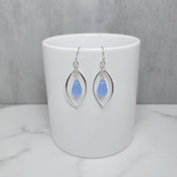 Periwinkle Ellipse Earrings