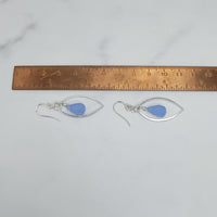 Periwinkle Ellipse Earrings