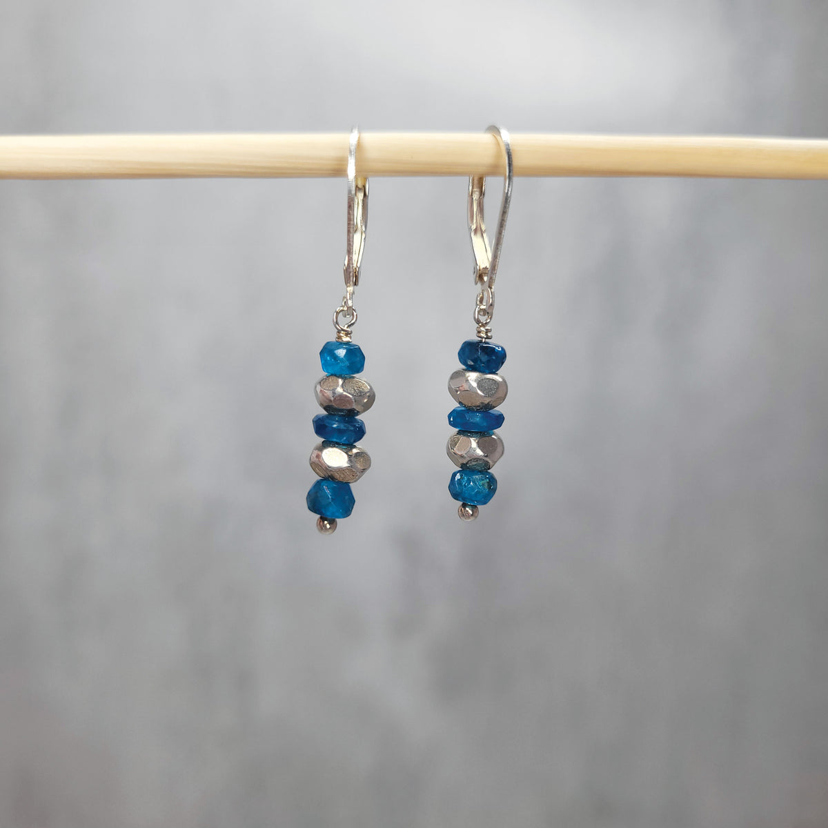 Azure Dreams Apatite Earrings