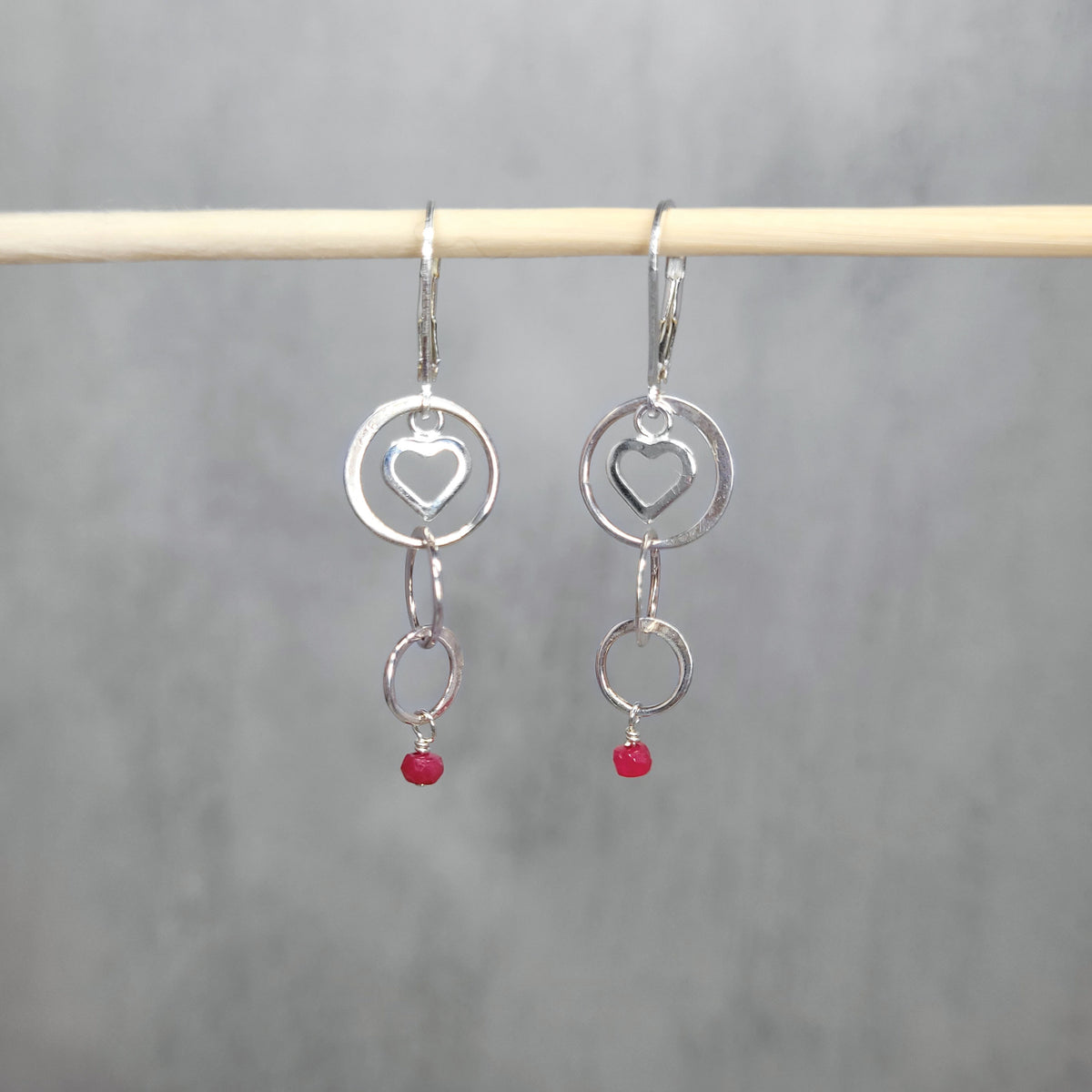 Ruby Whispers Earrings