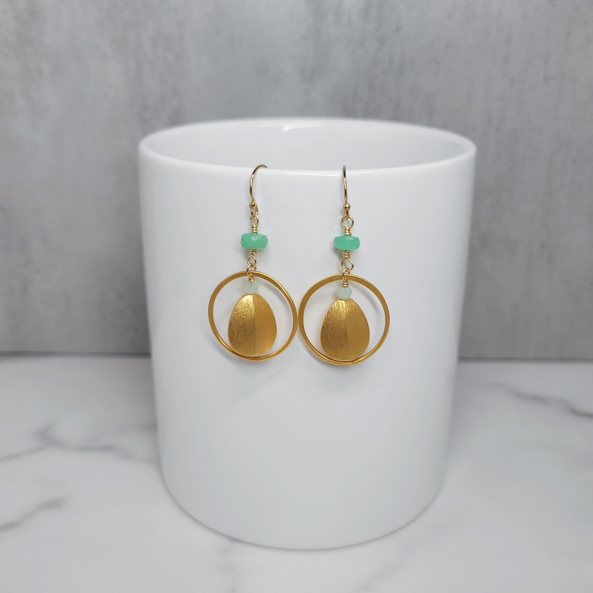 Sprig of Mint Earrings