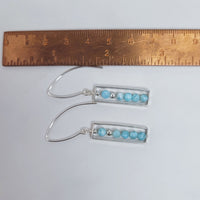 Larimar Mosaic Earrings