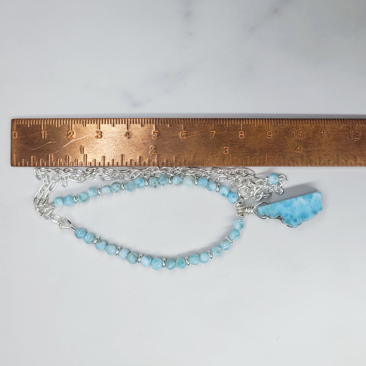 Larimar Wedge Necklace