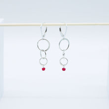Load image into Gallery viewer, Ruby Whispers Earrings
