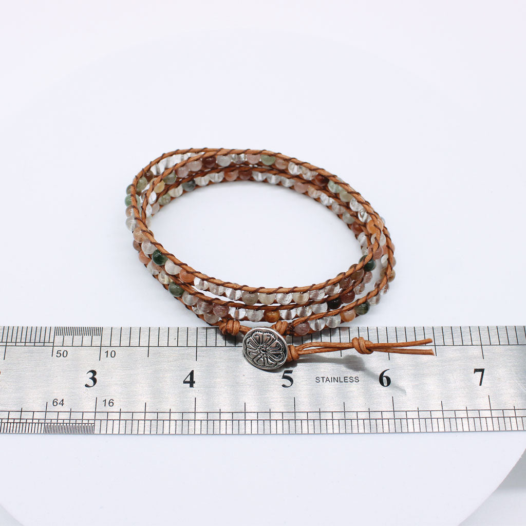 Journey Leather Bracelet - Clarity