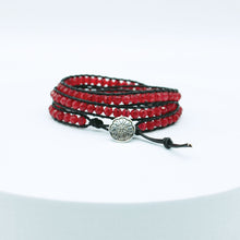 Load image into Gallery viewer, Journey Leather Bracelet - Compassion

